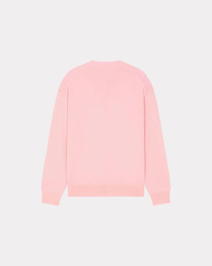Kenzo Knitwear Women 039Boke Flower039 Embroidered Cardigan Faded Pink