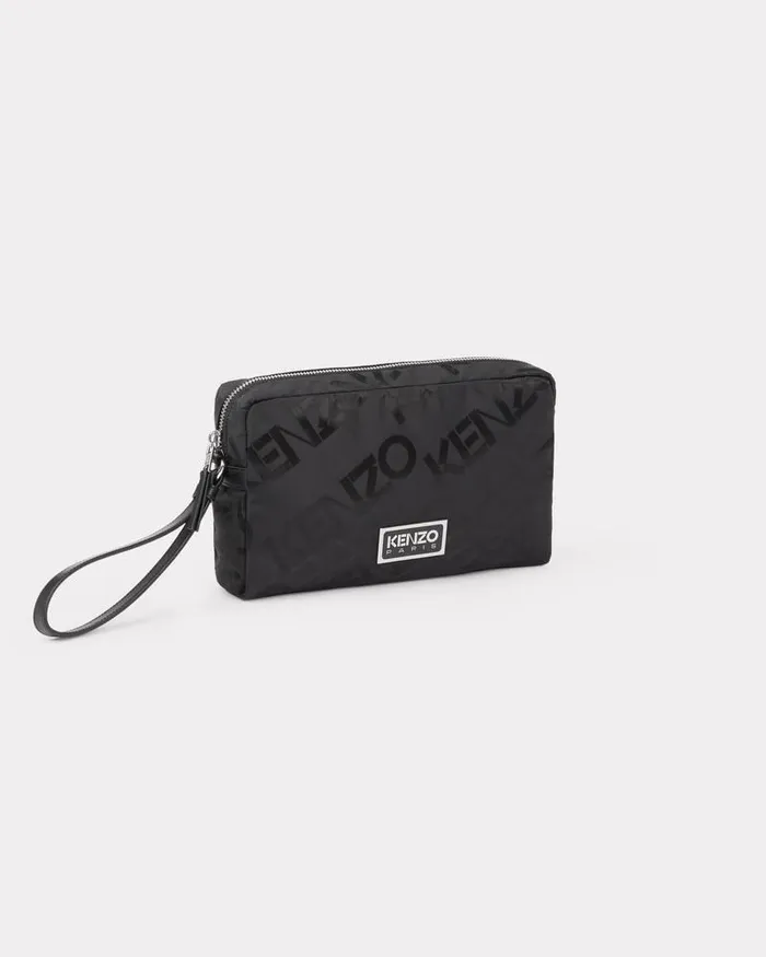 Kenzo Small Leathergoods MenWomen GRAM039 Clutch Black