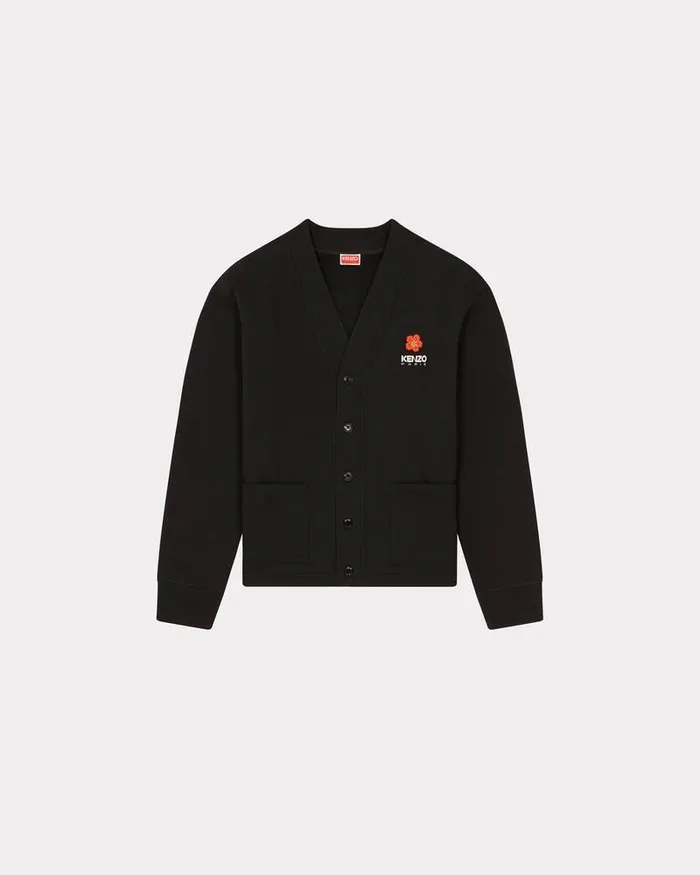 Kenzo Sweatshirts And Hoodies Men 039Boke Flower039 Cardigan Black