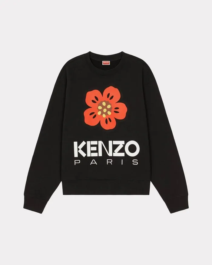 Kenzo Sweatshirts And Hoodies Men 039Boke Flower039 Sweatshirt Black