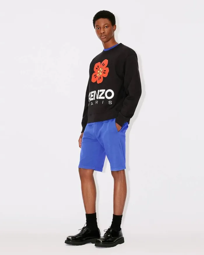 Kenzo Sweatshirts And Hoodies Men 039Boke Flower039 Sweatshirt Black