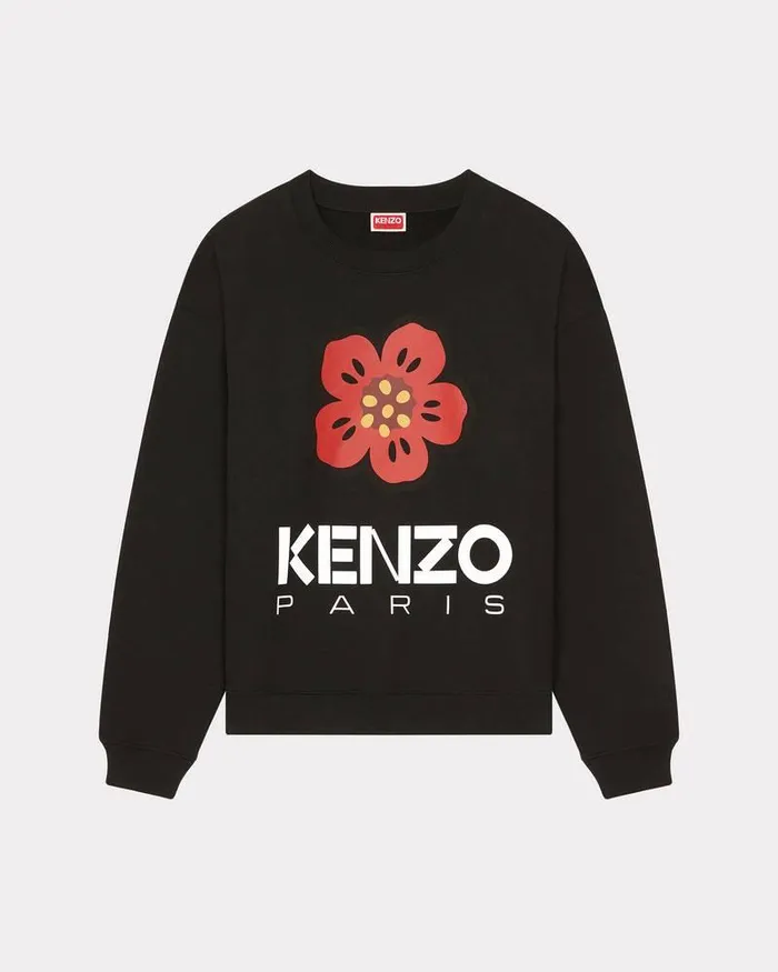 Kenzo Sweatshirts And Hoodies Women 039Boke Flower039 Sweatshirt Black