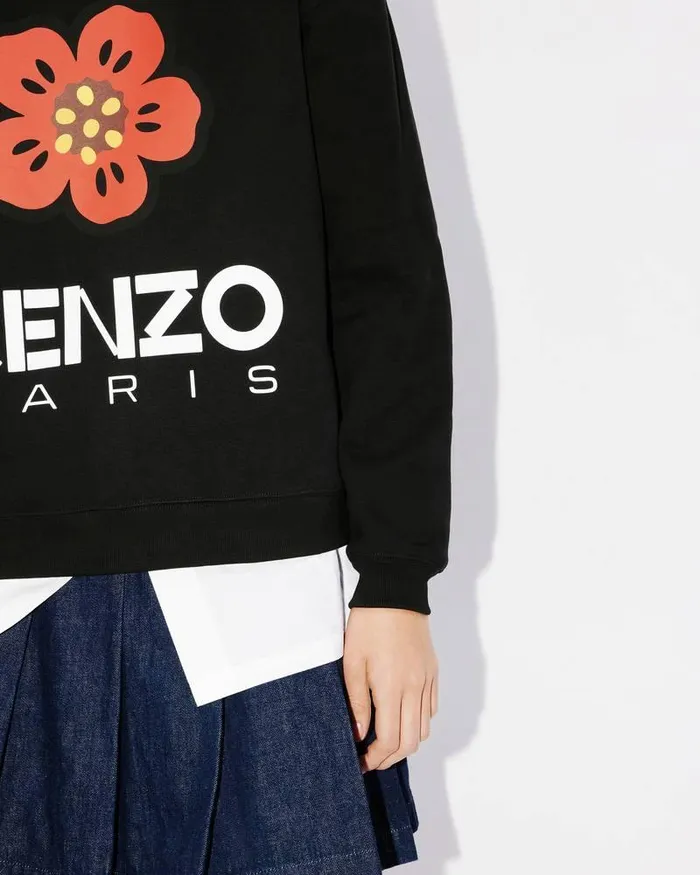 Kenzo Sweatshirts And Hoodies Women 039Boke Flower039 Sweatshirt Black