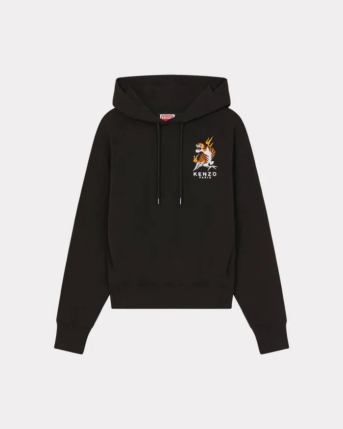 Kenzo Sweatshirts And Hoodies Women 039Year Of The Dragon039 Embroidered Classic Hoodie Sweatshirt Black Kenzo Sweatshirts And Hoodies Women 039Year Of The Dragon039 Embroidered Classic Hoodie Sweatshirt Black