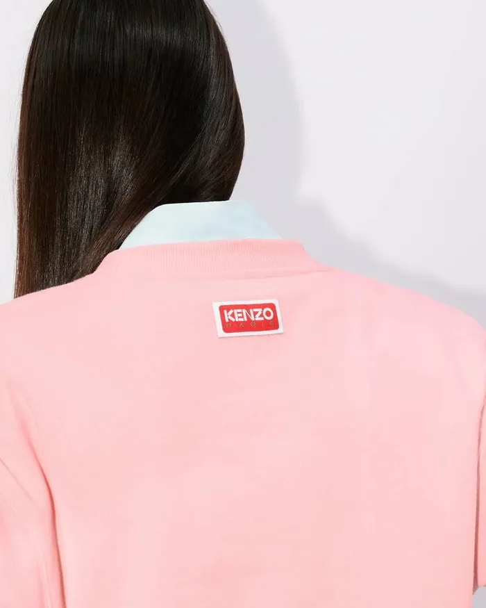 Kenzo Sweatshirts And Hoodies Women Elephant039 Embroidered Sweatshirt Faded Pink