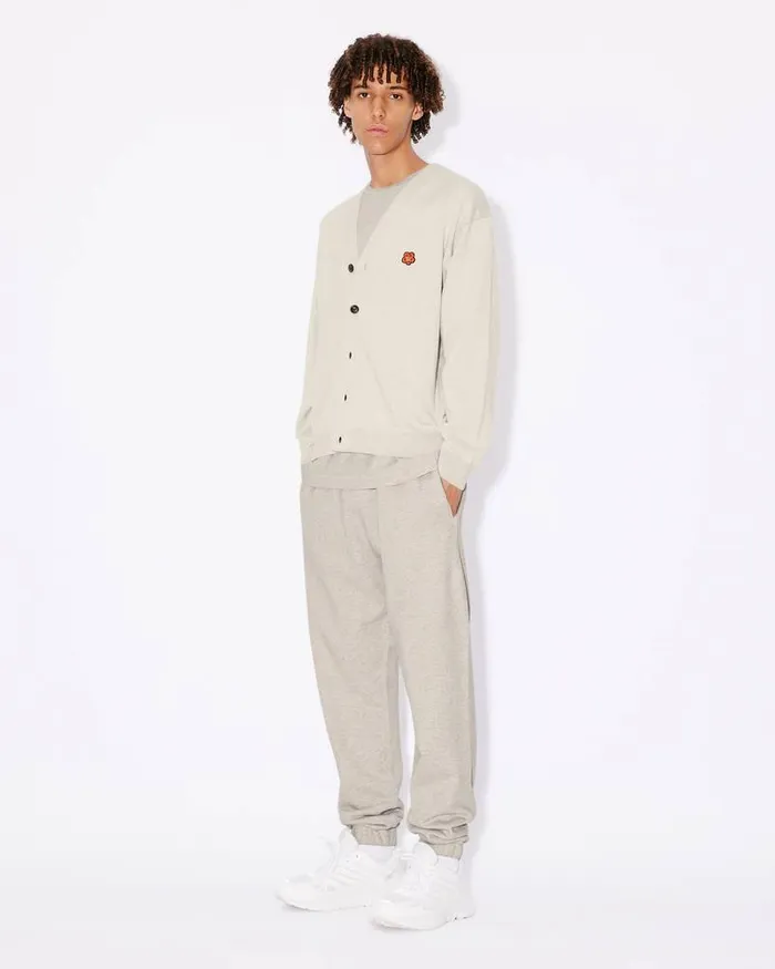 Kenzo TShirts And Polos Men 039Boke Flower039 Embroidered Classic Tshirt Pale Grey