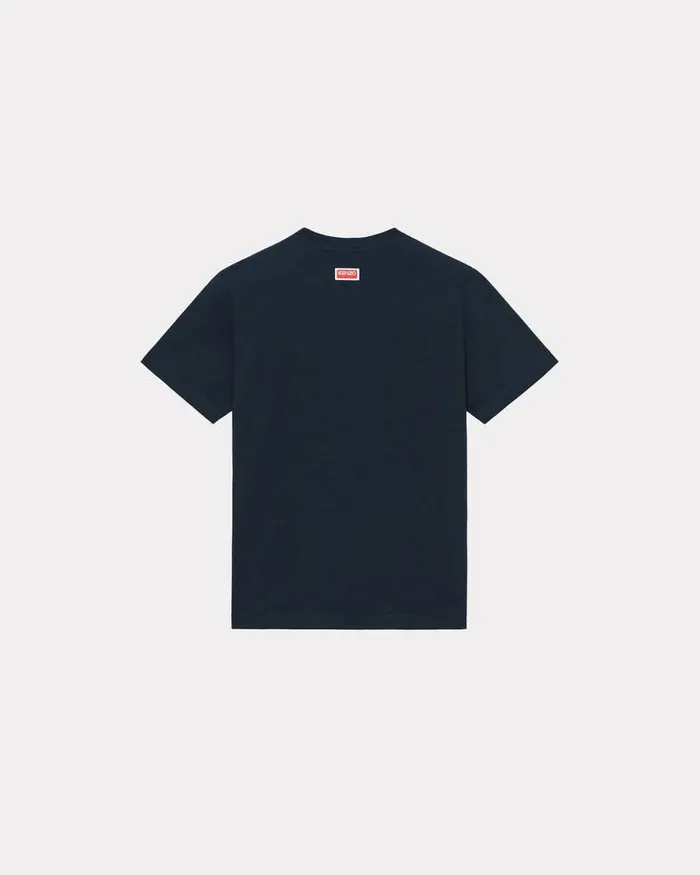 Kenzo TShirts And Polos Women 039Boke Flower039 Loosefit Tshirt Midnight Blue