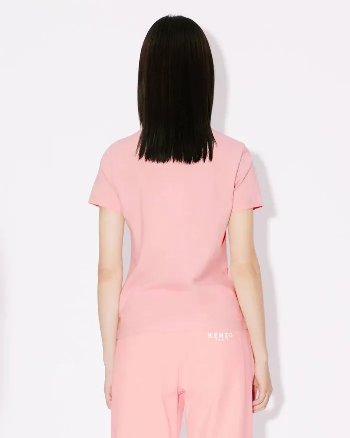 Kenzo TShirts And Polos Women 039Year Of The Dragon Crest039 Embroidered Classic Tshirt Faded Pink