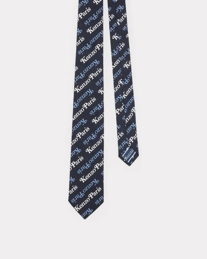 Kenzo Tailoring MenWomen GRAM039 Cotton Tie Midnight Blue