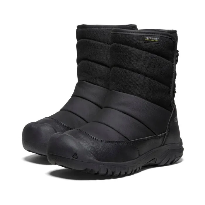 Kids KEEN Boots Big Kids039 Puffrider Waterproof Black Boot Kids KEEN Boots Big Kids039 Puffrider Waterproof Black Boot