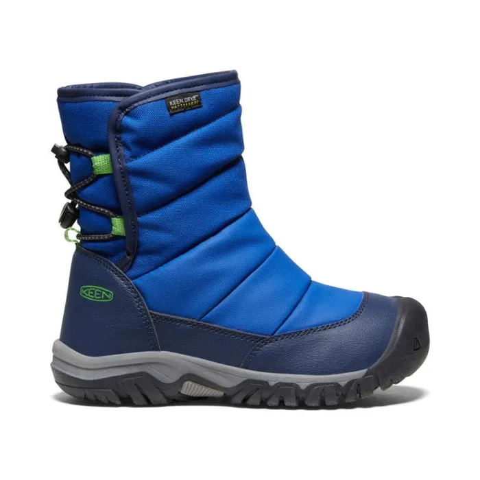 Kids KEEN Boots Big Kids039 Puffrider Waterproof Blue Boot