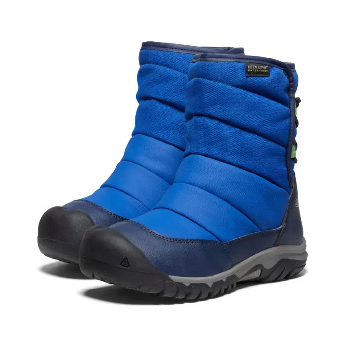 Kids KEEN Boots Big Kids039 Puffrider Waterproof Blue Boot Kids KEEN Boots Big Kids039 Puffrider Waterproof Blue Boot