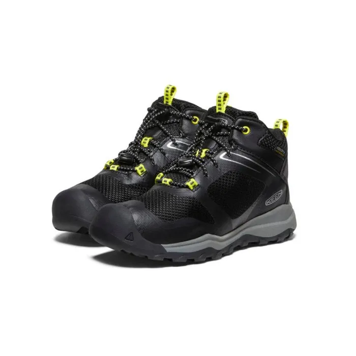 Kids KEEN Boots Big Kids039 Wanduro Mid Height Waterproof Black Leather Boot Kids KEEN Boots Big Kids039 Wanduro Mid Height Waterproof Black Leather Boot