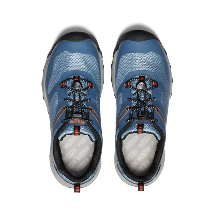 Kids KEEN Hike Big Kids039 Wanduro Low Waterproof Vintage IndigoScarlet Ibis Leather Shoe Kids KEEN Hike Big Kids039 Wanduro Low Waterproof Vintage IndigoScarlet Ibis Leather Shoe
