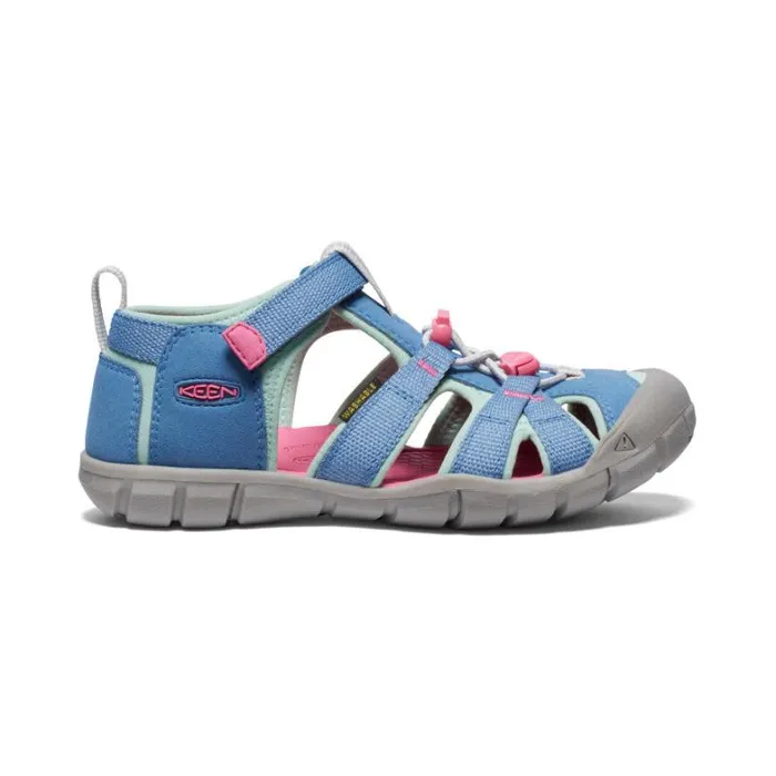 Kids KEEN Online Big Kids039 Seacamp II CNX Coronet BlueHot Pink Sandal