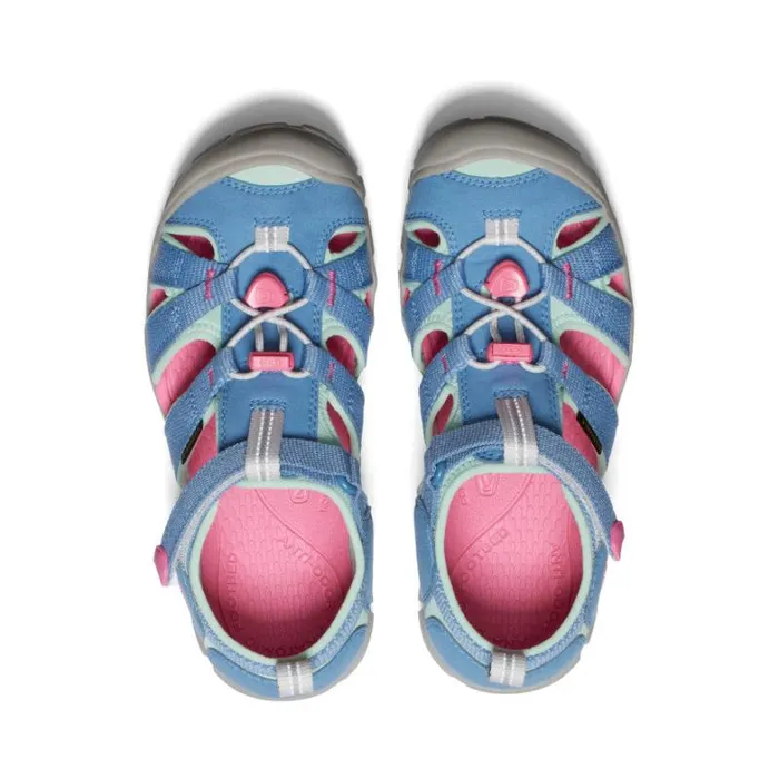 Kids KEEN Online Big Kids039 Seacamp II CNX Coronet BlueHot Pink Sandal Kids KEEN Online Big Kids039 Seacamp II CNX Coronet BlueHot Pink Sandal