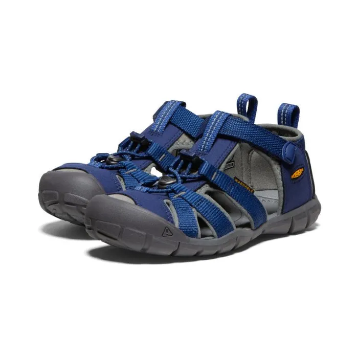 Kids KEEN Playground Big Kids039 Blue Water Sandals 8211 Seacamp II CNX Kids KEEN Playground Big Kids039 Blue Water Sandals 8211 Seacamp II CNX