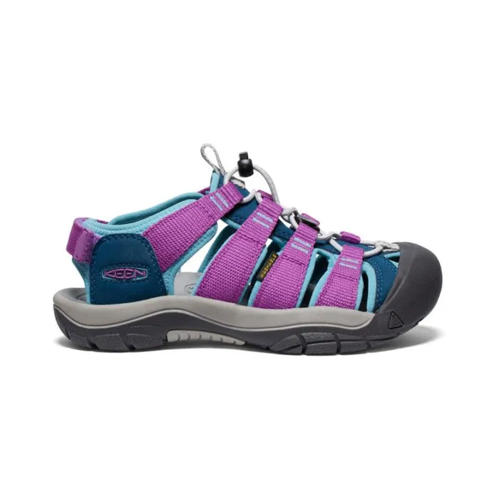 Kids KEEN Playground Big Kids039 Newport Boundless Legion BlueWillowherb Sandal