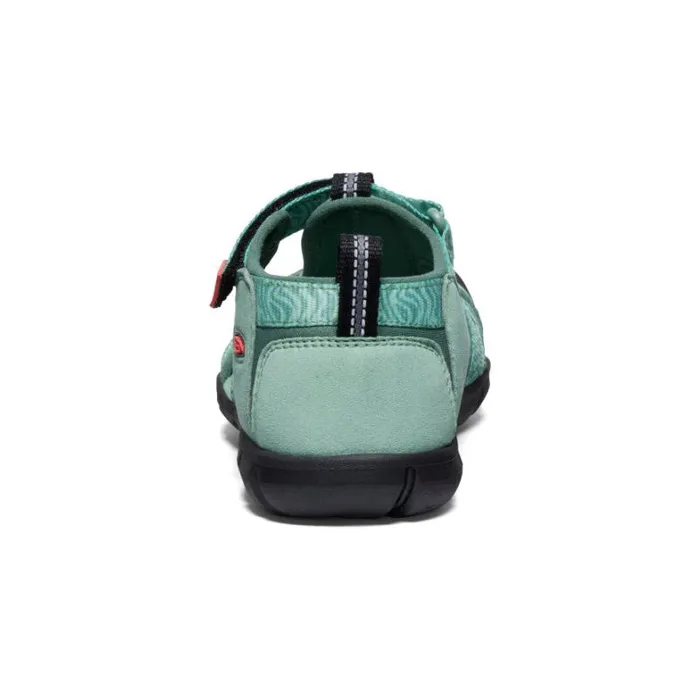 Kids KEEN Playground Big Kids039 Seacamp II CNX Granite GreenCayenne Sandal