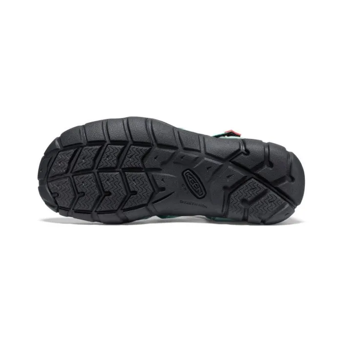 Kids KEEN Playground Big Kids039 Seacamp II CNX Granite GreenCayenne Sandal
