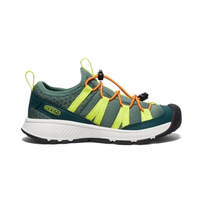 Kids KEEN Shoes Little Kids039 Motozoa Sneaker Sea MossScarlet Ibis Shoe