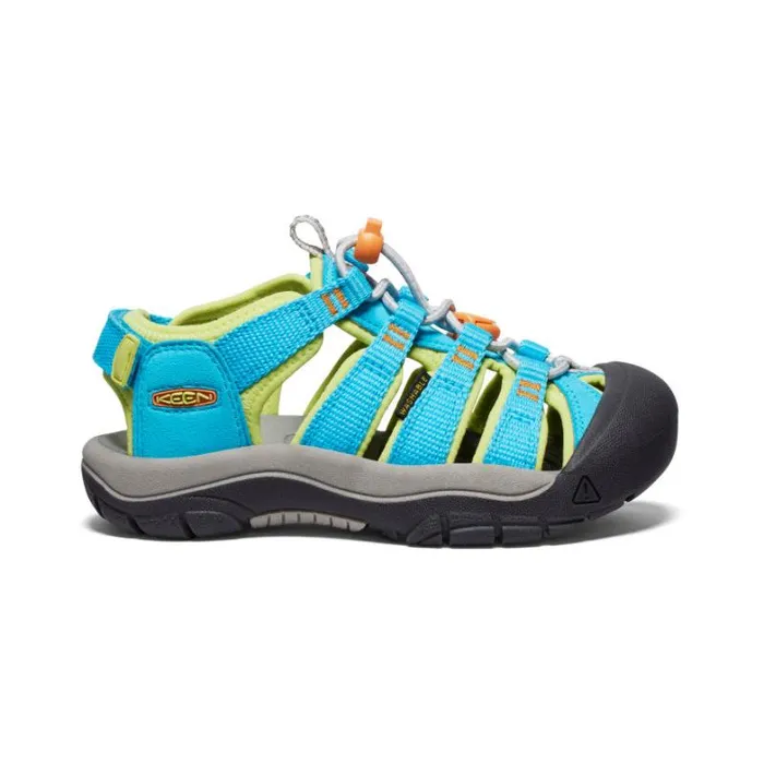 Kids KEEN Water Little Kids039 Newport Boundless Blue AtollDaiquiri Green Sandal