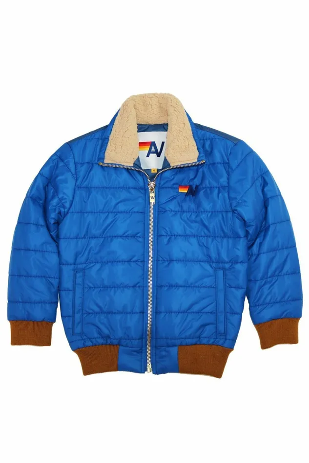 Kids KID039S ALL SEASONS JACKET 8211 SNORKEL BLUE Aviator Nation Kids KID039S ALL SEASONS JACKET 8211 SNORKEL BLUE Aviator Nation