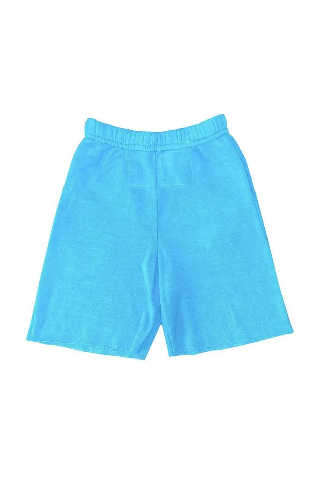 Kids KID039S AVIATOR NATION MIAMI SWEATSHORTS 8211 NEON BLUE Aviator Nation Kids KID039S AVIATOR NATION MIAMI SWEATSHORTS 8211 NEON BLUE Aviator Nation