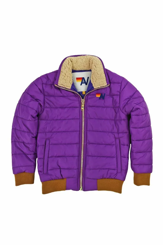 Kids KID039S SUNBURST JACKET 8211 PURPLE MAGIC Aviator Nation Kids KID039S SUNBURST JACKET 8211 PURPLE MAGIC Aviator Nation