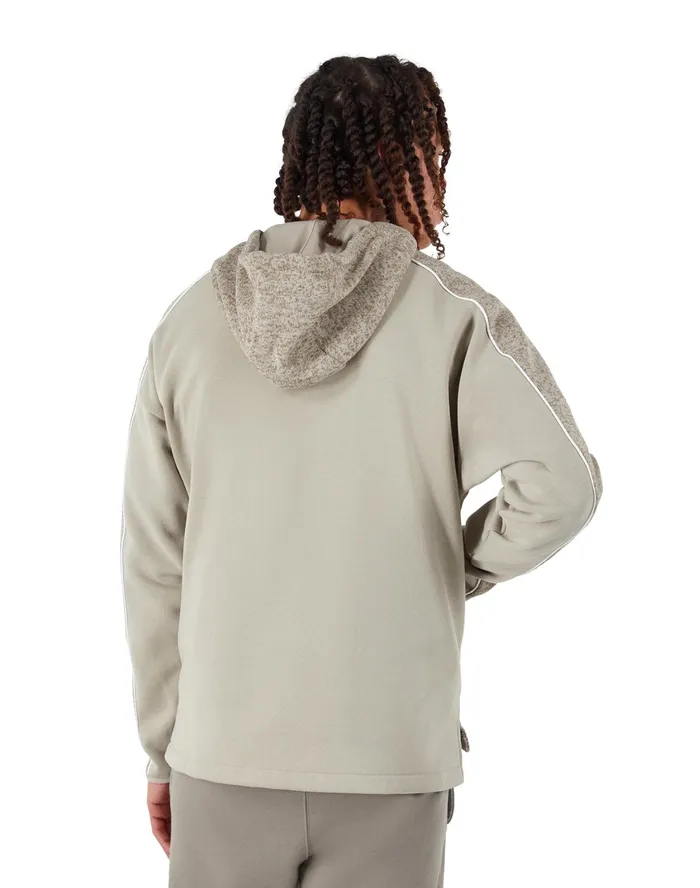 Knit Sweater Fleece Hoodie Script Logo Arctic Cold Beigearctic Cold Beige Heather Men Champion Hoodies and Sweatshirts