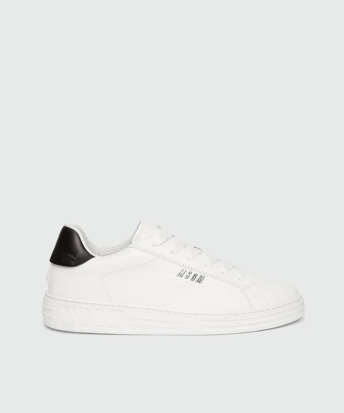 Leather Sneakers Men MSGM Sneakers