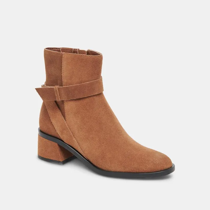Leland Booties Brown Suede Women Dolce Vita Boots and Booties