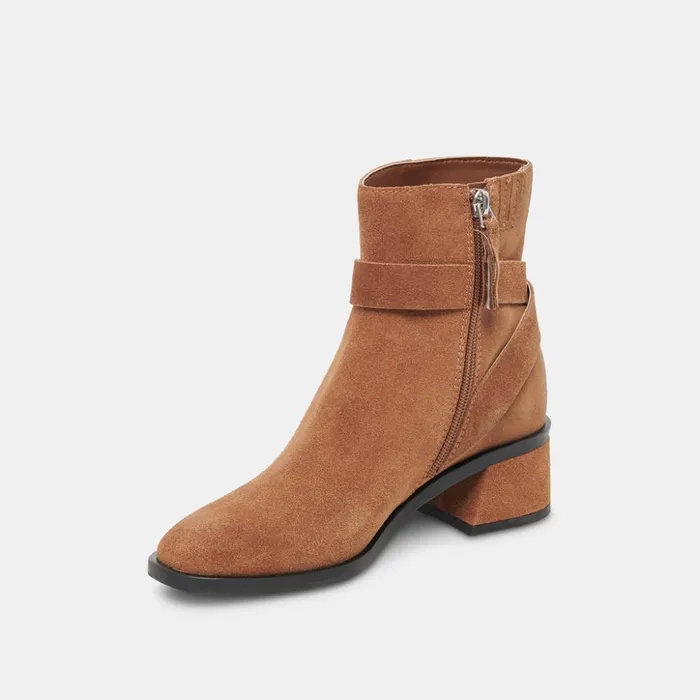 Leland Booties Brown Suede Women Dolce Vita Boots and Booties