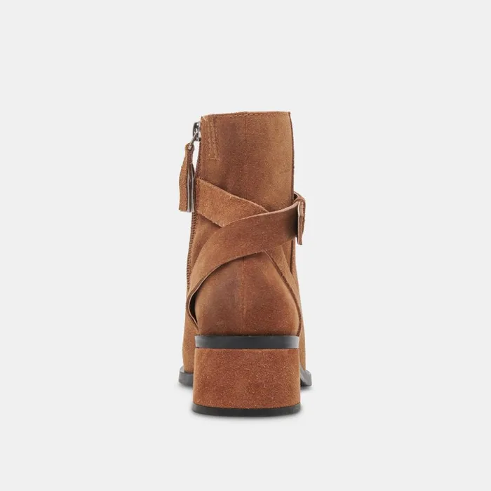 Leland Booties Brown Suede Women Dolce Vita Boots and Booties