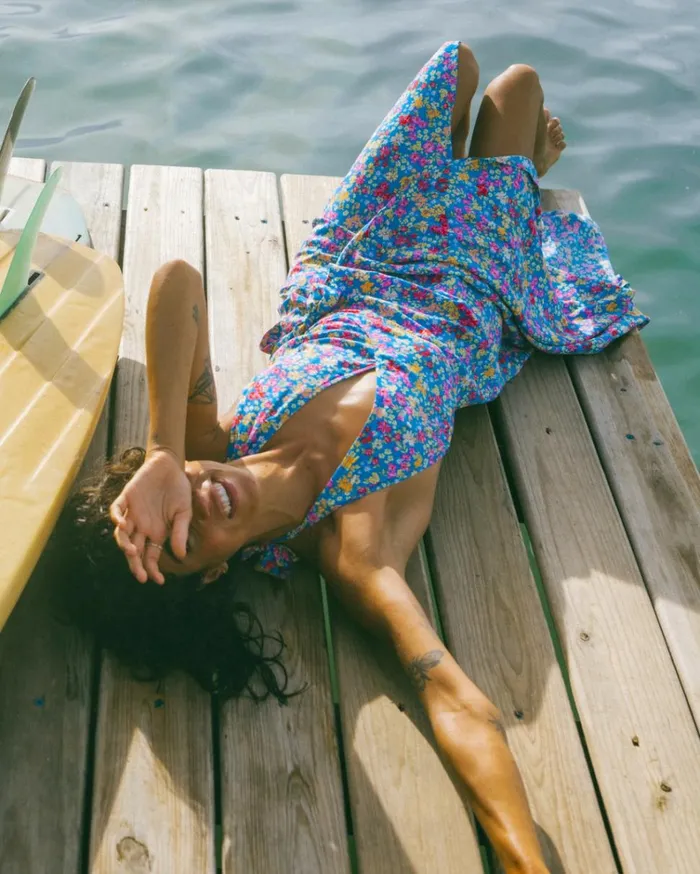 Lets Hang Midi Dress Seaside Women Billabong Midi Dresses