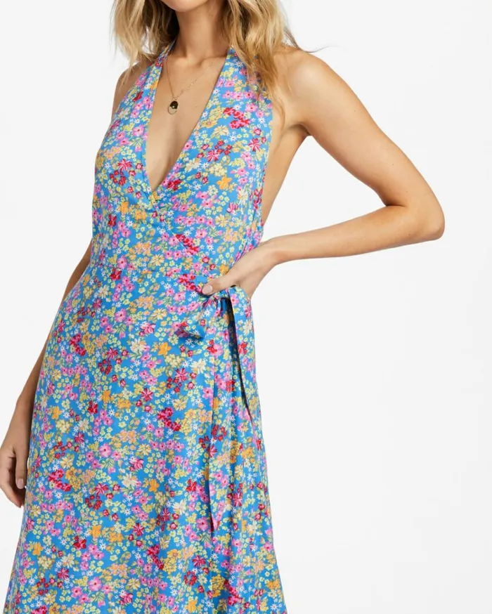 Lets Hang Midi Dress Seaside Women Billabong Midi Dresses