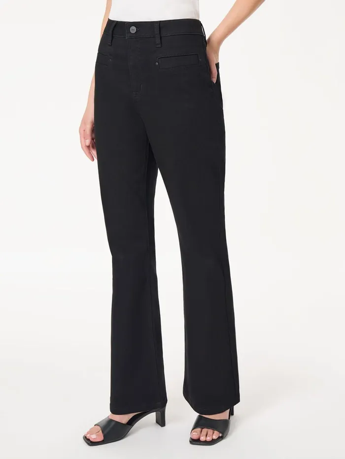 Lexington High Rise Flare Jeans Onyx Wash Women Jones New York Flare and Wide Leg Jeans Lexington High Rise Flare Jeans Onyx Wash Women Jones New York Flare and Wide Leg Jeans