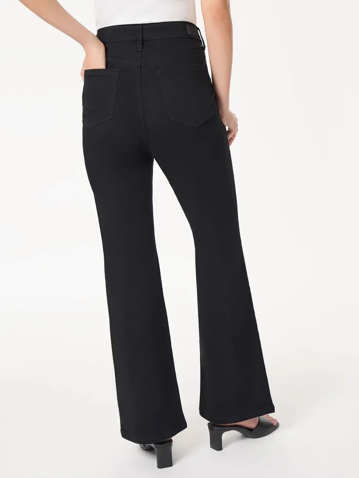 Lexington High Rise Flare Jeans Onyx Wash Women Jones New York Flare and Wide Leg Jeans Lexington High Rise Flare Jeans Onyx Wash Women Jones New York Flare and Wide Leg Jeans