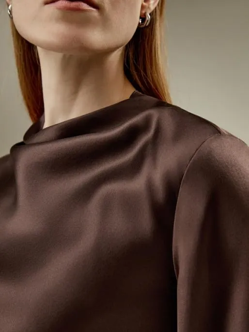 Lilysilk Bell Sleeves Minimalist Silk Top Women Blouses Shirts