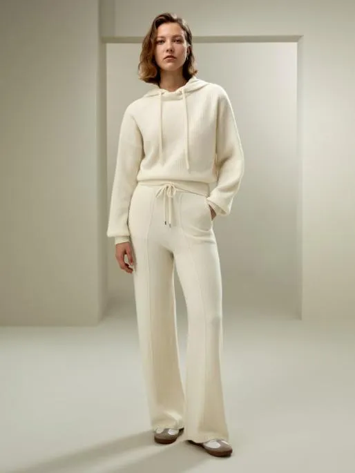 Lilysilk Fluid Cashmere Sweatpants Women Bottoms