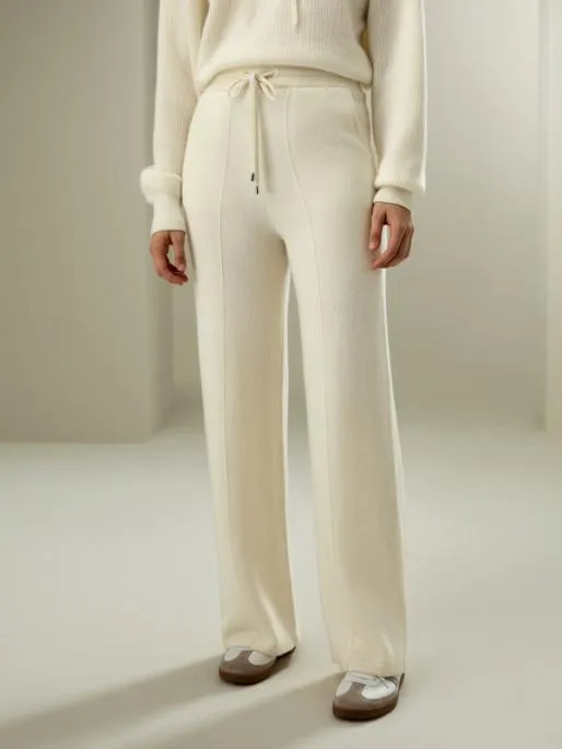 Lilysilk Fluid Cashmere Sweatpants Women Bottoms