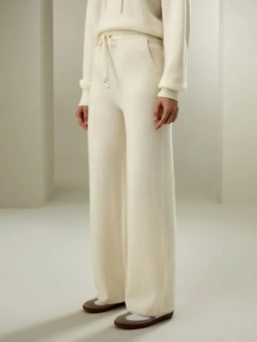 Lilysilk Fluid Cashmere Sweatpants Women Bottoms
