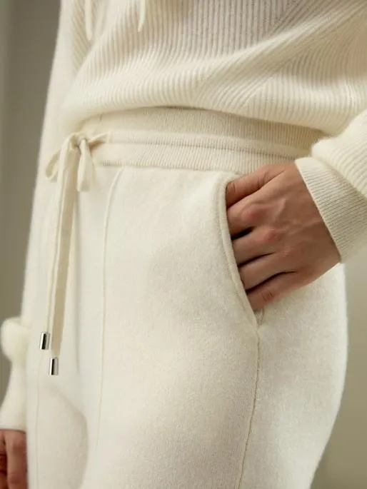 Lilysilk Fluid Cashmere Sweatpants Women Bottoms
