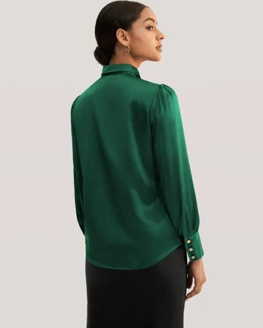 Lilysilk MIM 2 In 1 Silk Shirt Women Blouses Shirts