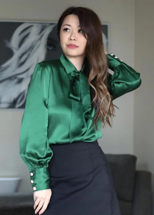 Lilysilk MIM 2 In 1 Silk Shirt Women Blouses Shirts