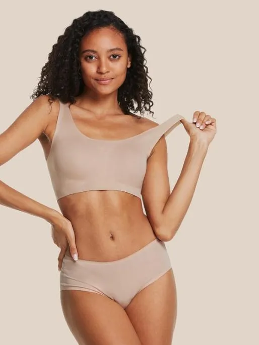 Lilysilk OneSizeFitsMost Classic Wireless Silk Bra Women Underwear