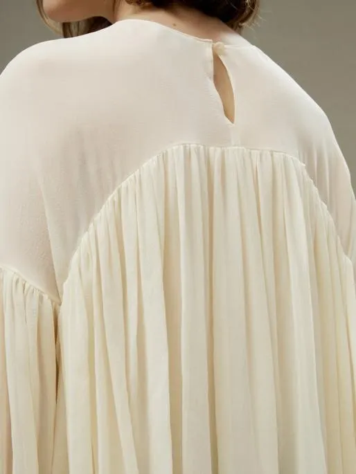 Lilysilk Sheershoulder Ruffle Shirt Women Blouses Shirts
