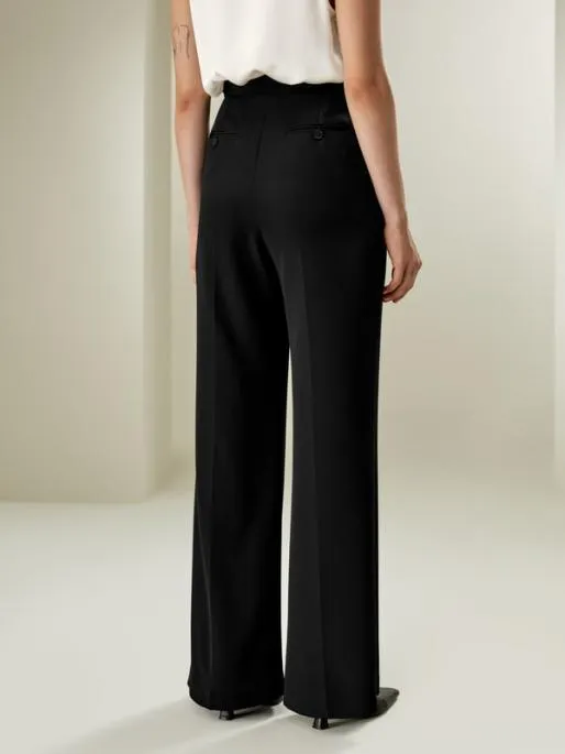 Lilysilk Subtleflare Modern Business Silk Trousers Women Bottoms