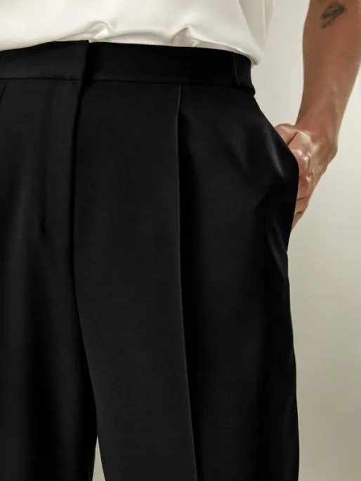 Lilysilk Subtleflare Modern Business Silk Trousers Women Bottoms