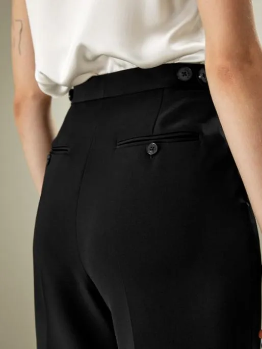 Lilysilk Subtleflare Modern Business Silk Trousers Women Bottoms